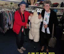 Ladies checking the Op shops in Wingham